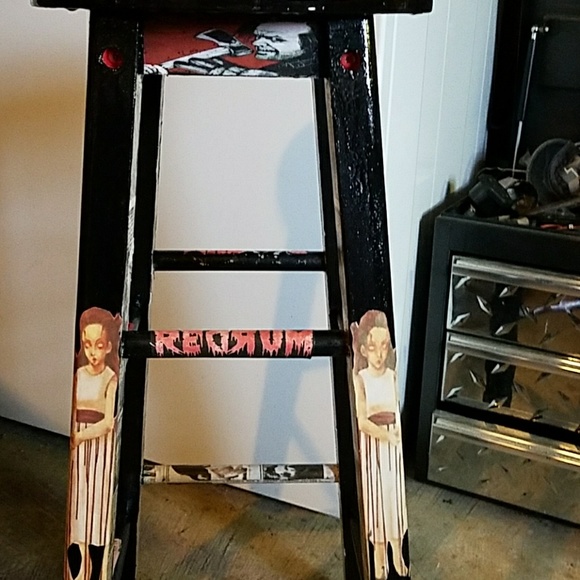 Custom made bar stool - Picture 3 of 4